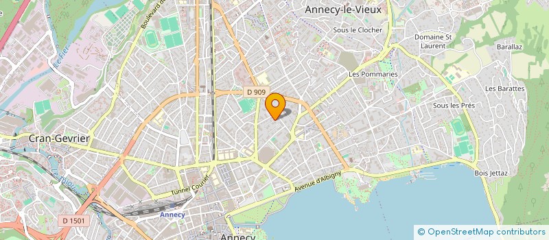 localisation de l'entreprise MONSIEUR AMAURY DUCARRE à ANNECY