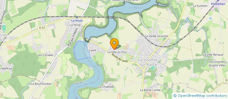 localisation de l'entreprise MONSIEUR AMAURY EDGARD ROSA à LA VICOMTE-SUR-RANCE
