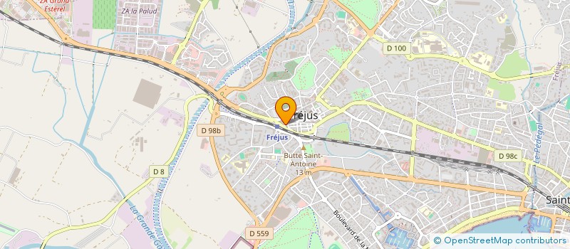 localisation de l'entreprise MONSIEUR AMAURY FAIDHERBE à FREJUS