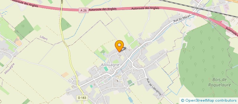 localisation de l'entreprise MONSIEUR AMAURY FARDEL  ALLOUAGNE