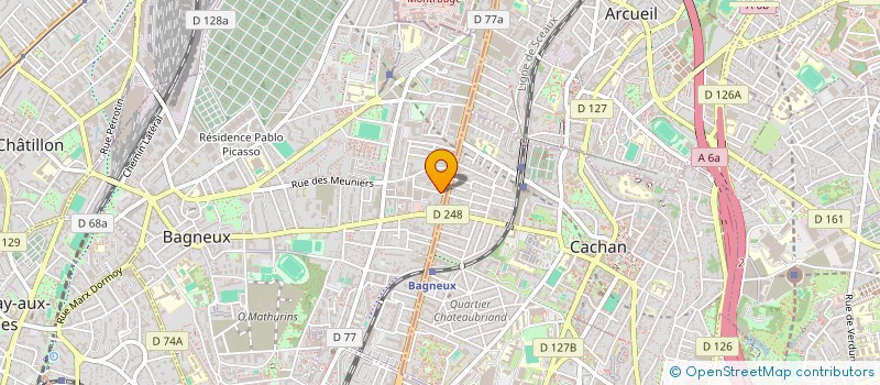localisation de l'entreprise MONSIEUR AMAURY FRUCHARD à BAGNEUX