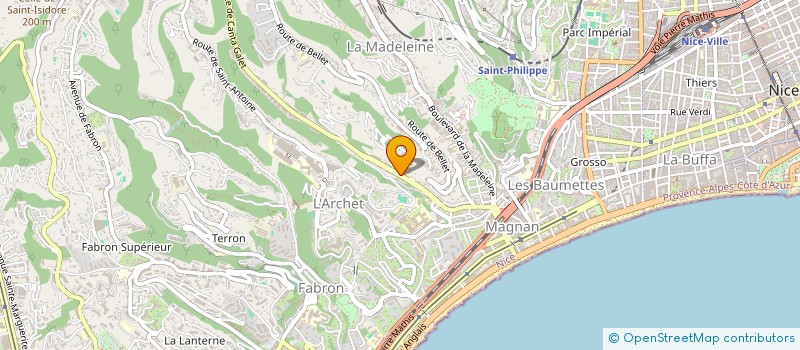 localisation de l'entreprise MONSIEUR AMAURY GASTAUD  NICE