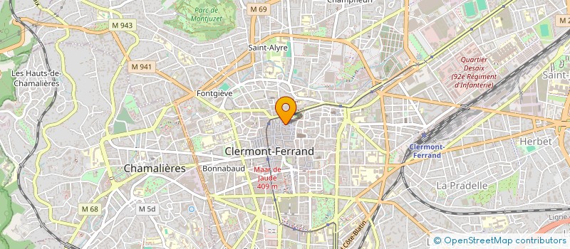 localisation de l'entreprise MONSIEUR AMAURY GAYET  CLERMONT-FERRAND