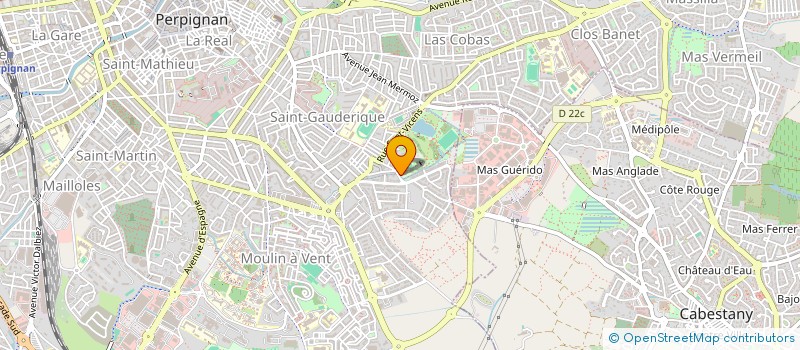 localisation de l'entreprise MONSIEUR AMAURY GELE  PERPIGNAN