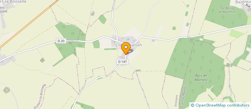 localisation de l'entreprise MONSIEUR AMAURY GENEAU DE LAMARLIERE  CONTALMAISON