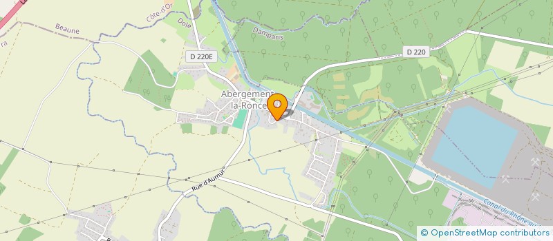localisation de l'entreprise MONSIEUR AMAURY GUILLEMIN  ABERGEMENT-LA-RONCE