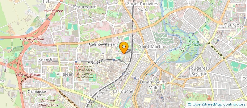 localisation de l'entreprise MONSIEUR AMAURY GUIRAUD  RENNES