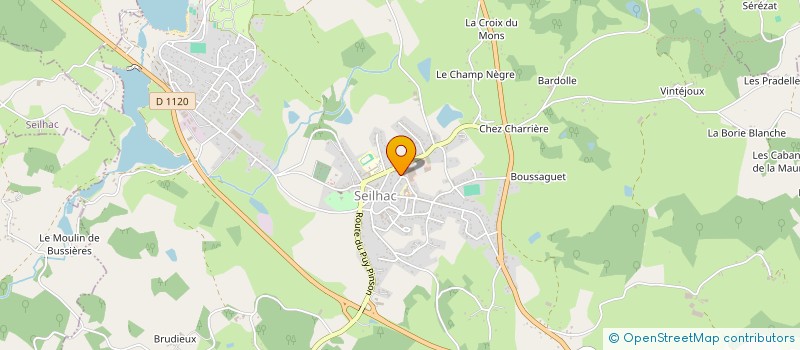 localisation de l'entreprise MONSIEUR AMAURY JACQUET  SAINT-SYLVESTRE-PRAGOULIN