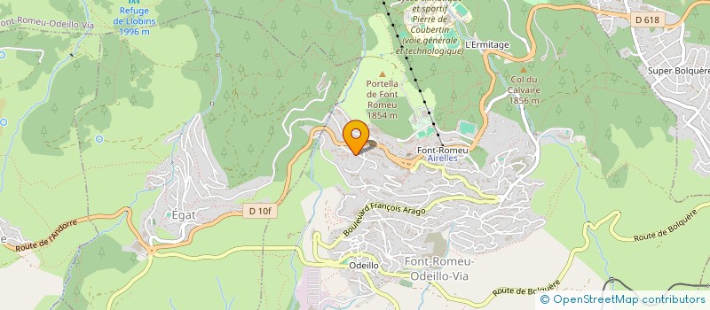 localisation de l'entreprise MONSIEUR AMAURY JOFFE  FONT-ROMEU-ODEILLO-VIA