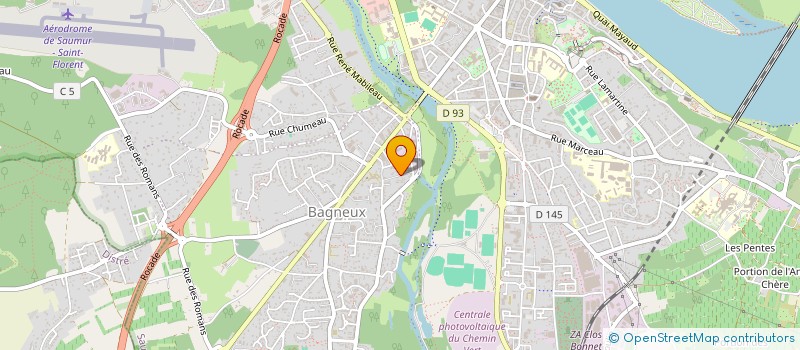 localisation de l'entreprise MONSIEUR AMAURY JOLIVOT à SAUMUR