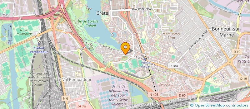 localisation de l'entreprise MONSIEUR AMAURY KINIFFO  CRETEIL