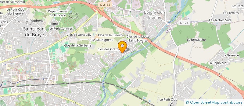 localisation de l'entreprise MONSIEUR AMAURY LAMY à SAINT-JEAN-DE-BRAYE