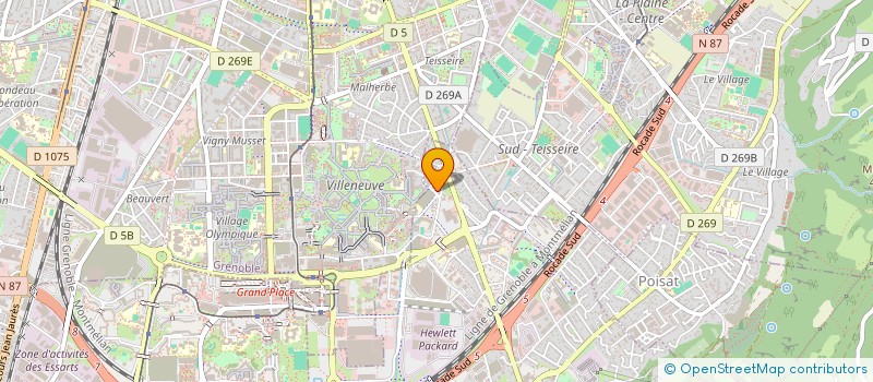 localisation de l'entreprise MONSIEUR AMAURY LARDET  EYBENS