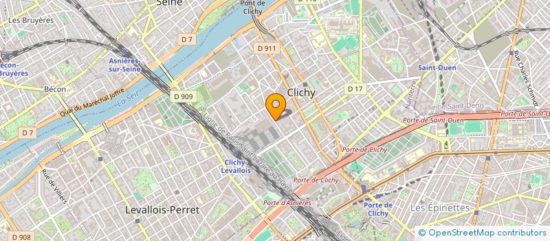 localisation de l'entreprise MONSIEUR AMAURY LEPRINCE-RINGUET à CLICHY