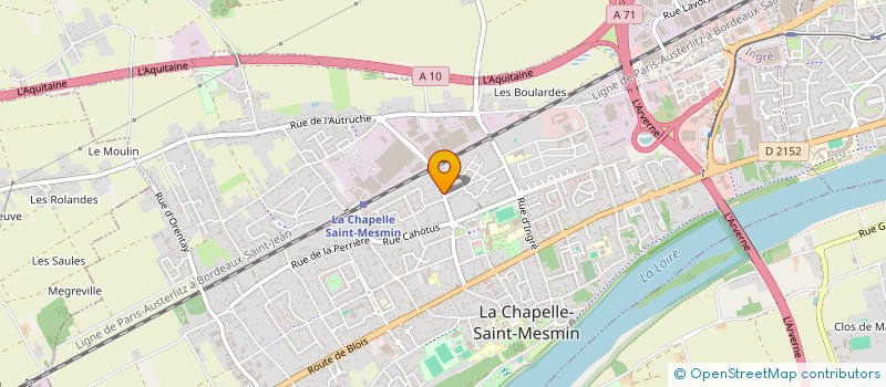 localisation de l'entreprise MONSIEUR AMAURY LORIAU à LA CHAPELLE-SAINT-MESMIN