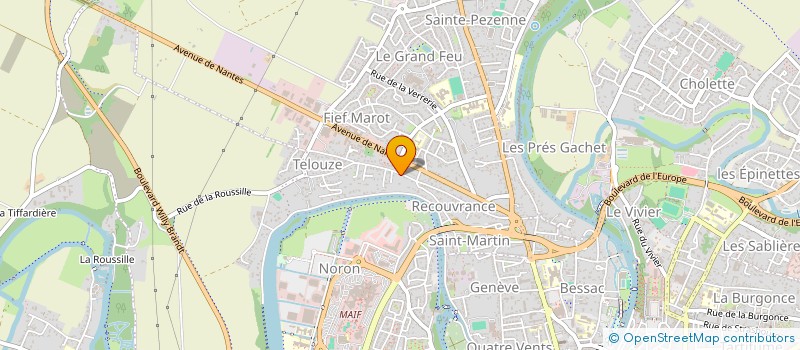 localisation de l'entreprise MONSIEUR AMAURY LORIN  NIORT