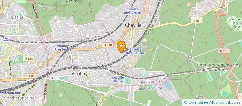 localisation de l'entreprise MONSIEUR AMAURY LUBENEC à CHAVILLE