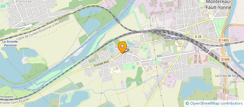 localisation de l'entreprise MONSIEUR AMAURY LUCAS  LA GRANDE-PAROISSE