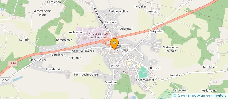 localisation de l'entreprise MONSIEUR AMAURY MAIGNAN  LANGUIDIC