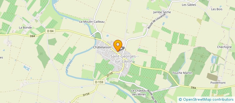 localisation de l'entreprise MONSIEUR AMAURY MALINGE  DOUE-EN-ANJOU