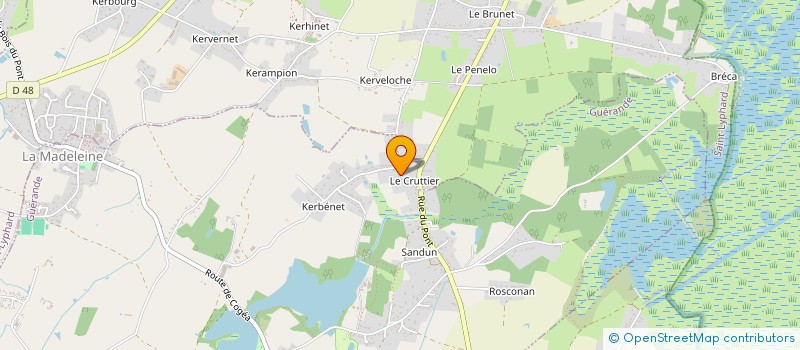 localisation de l'entreprise MONSIEUR AMAURY MARCHAND  GUERANDE