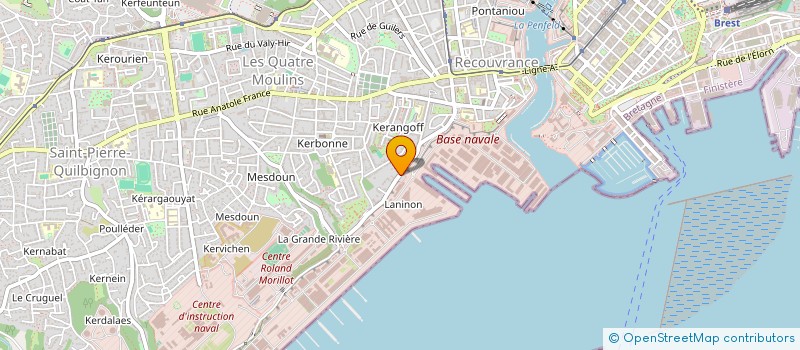 localisation de l'entreprise MONSIEUR AMAURY MATHIEU à BREST