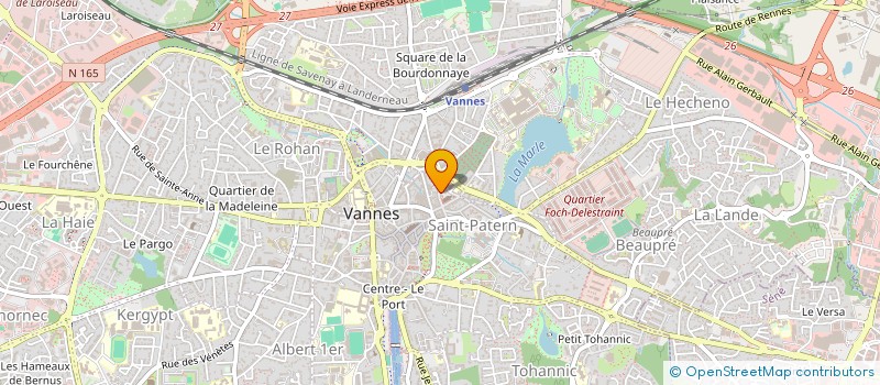 localisation de l'entreprise MONSIEUR AMAURY MEUNIER à VANNES