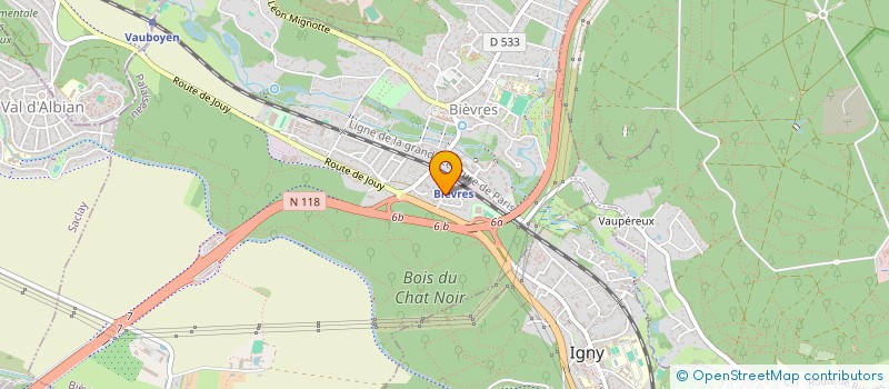 localisation de l'entreprise MONSIEUR AMAURY MICHAUX  BIEVRES