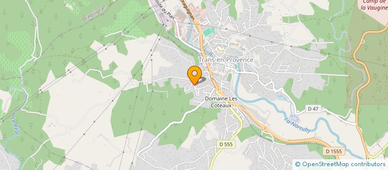 localisation de l'entreprise MONSIEUR AMAURY MINETTI à TRANS-EN-PROVENCE