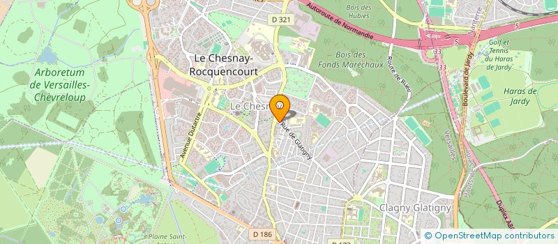 localisation de l'entreprise MONSIEUR AMAURY MORLIN  LE CHESNAY-ROCQUENCOURT