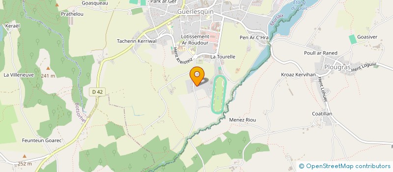 localisation de l'entreprise MONSIEUR AMAURY MOY  GUERLESQUIN