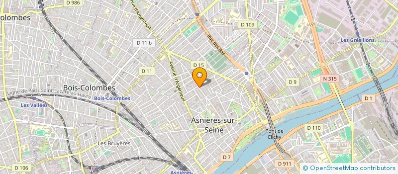 localisation de l'entreprise MONSIEUR AMAURY NAUROY  ASNIERES-SUR-SEINE