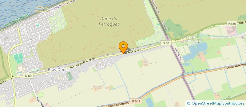 localisation de l'entreprise MONSIEUR AMAURY PACHY à DUNKERQUE