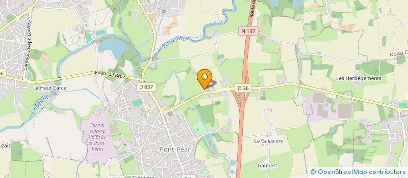 localisation de l'entreprise MONSIEUR AMAURY PAPE  PONT-PEAN