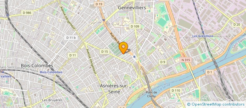 localisation de l'entreprise MONSIEUR AMAURY PASSAVANT à ASNIERES-SUR-SEINE