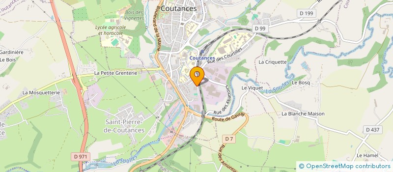 localisation de l'entreprise MONSIEUR AMAURY PEAN DE PONFILLY  BRICQUEVILLE-LA-BLOUETTE