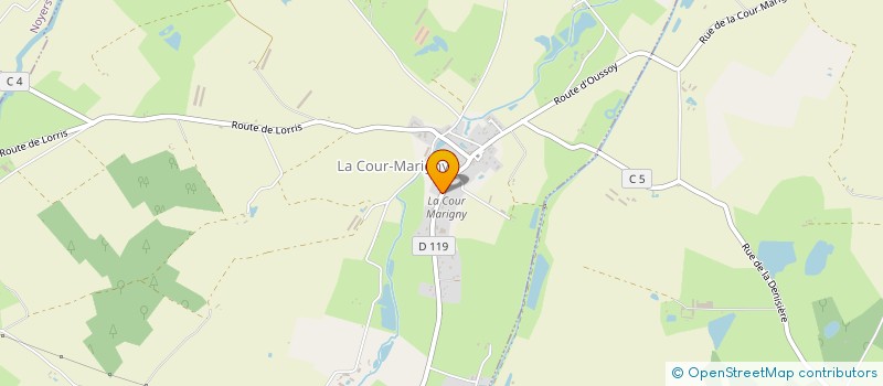 localisation de l'entreprise MONSIEUR AMAURY PFEIFFER à LA COUR-MARIGNY