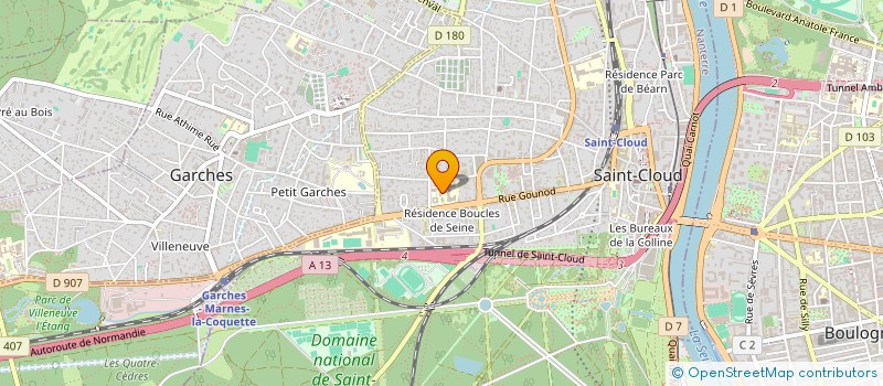 localisation de l'entreprise MONSIEUR AMAURY PIERRE GEORGE BRETON à SAINT-CLOUD