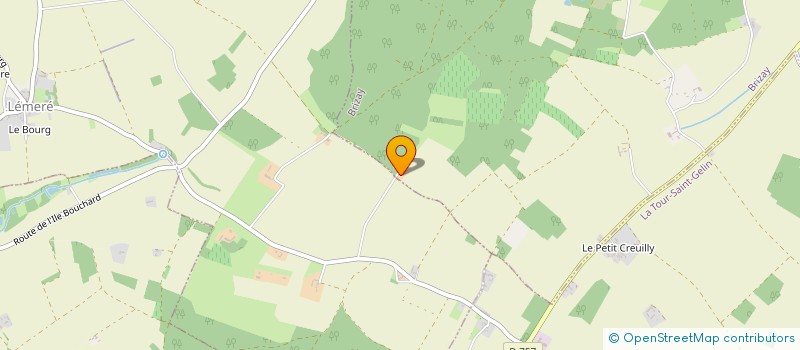 localisation de l'entreprise MONSIEUR AMAURY PITHOIS  BRIZAY