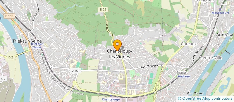 localisation de l'entreprise MONSIEUR AMAURY PONSAA-ROYAL  ANDRESY