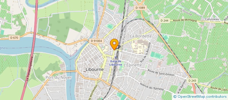 localisation de l'entreprise MONSIEUR AMAURY PONSAN à LIBOURNE