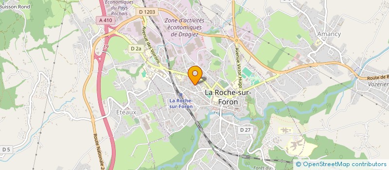 localisation de l'entreprise MONSIEUR AMAURY PROUVOST  LA ROCHE-SUR-FORON