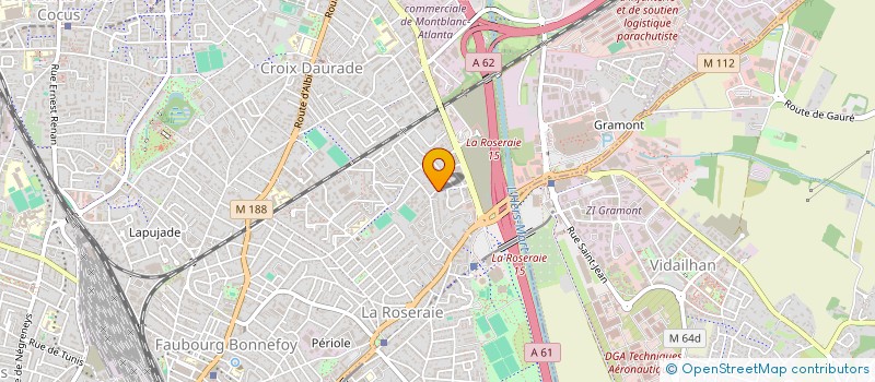 localisation de l'entreprise MONSIEUR AMAURY QUEHEN  TOULOUSE