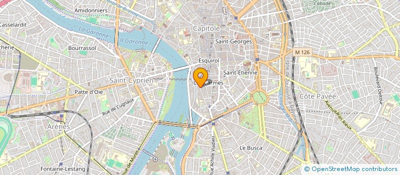 localisation de l'entreprise MONSIEUR AMAURY QUENDERFF  TOULOUSE