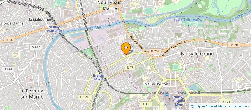 localisation de l'entreprise MONSIEUR AMAURY QUEVENNE à NOISY-LE-GRAND