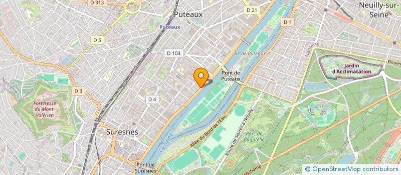 localisation de l'entreprise MONSIEUR AMAURY RESTOUT  PUTEAUX