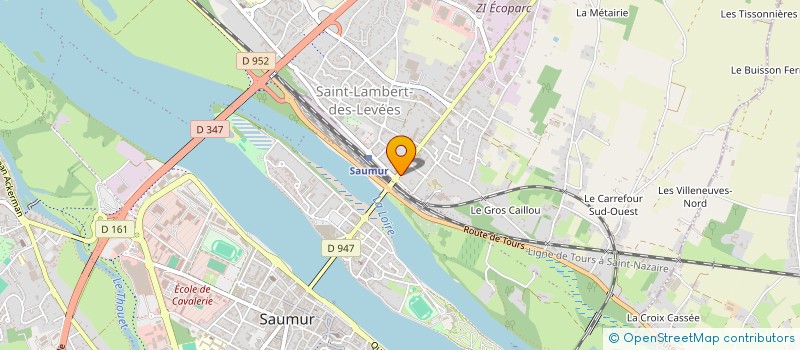 localisation de l'entreprise MONSIEUR AMAURY REYNES-BARBIER  SAUMUR