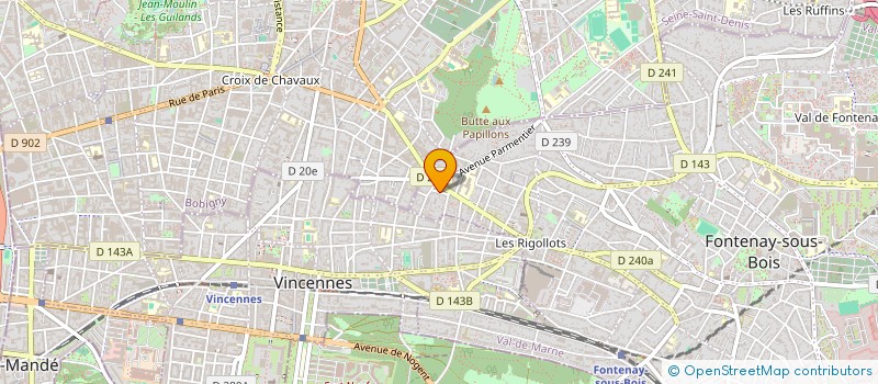 localisation de l'entreprise MONSIEUR AMAURY ROUE à FONTENAY-SOUS-BOIS