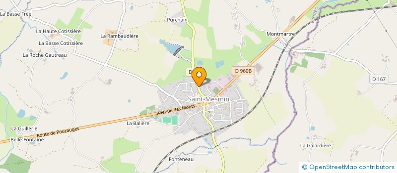 localisation de l'entreprise MONSIEUR AMAURY ROUX  SAINT-MESMIN