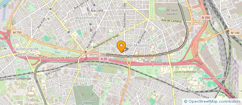 localisation de l'entreprise MONSIEUR AMAURY SAGNIER à LILLE